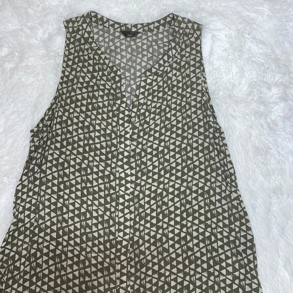 Denver Hayes Sleeveless Blouse Sz Xl